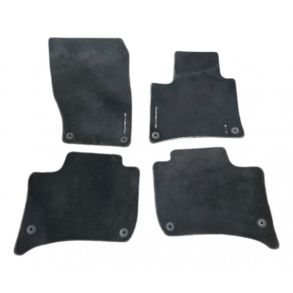 Jogo Tapete Porsche Cayenne S Hybrid 2018 Preto