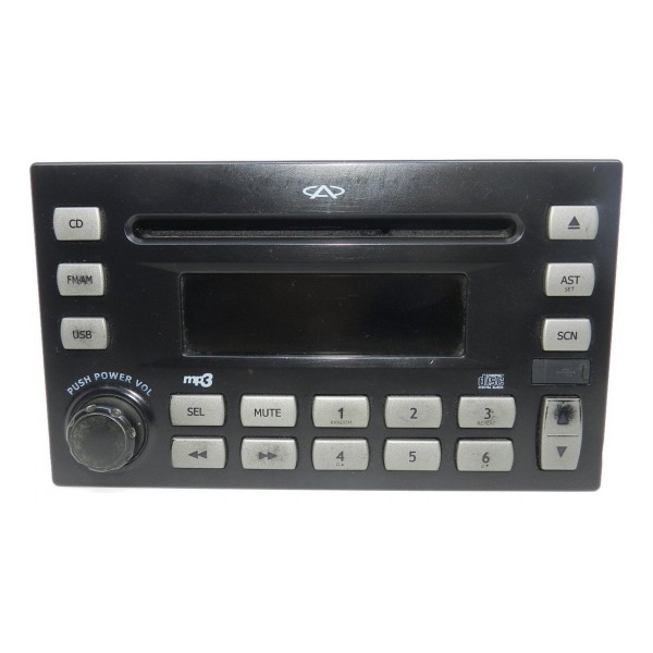 Som Radio Leitor De Cd Chery Cielo 1.6 2012- Descrição