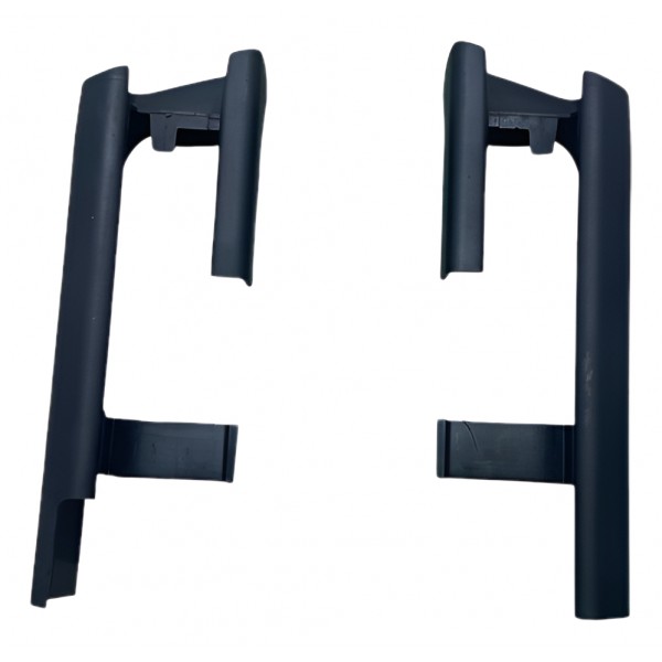 Par Acabamento Trilho Banco Traseiro Esquerdo Cayenne S 2018 Preto