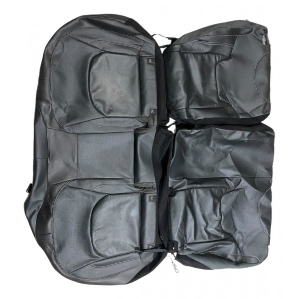 Par Capa Couro Banco Traseiro Jeep Renegade 1.3 T270 2023 Preto