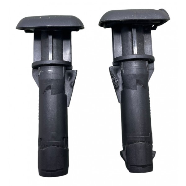 Par Guia Encosto Cabeça Banco Dianteiro Bmw 328i 2.8 E46 99 Preto