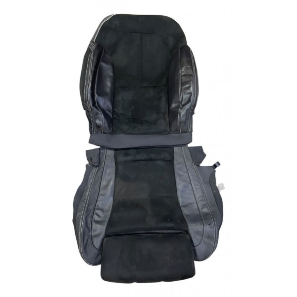 Par Capa Couro Tecido Banco Dianteiro Direito Volvo Xc40 20 Preto