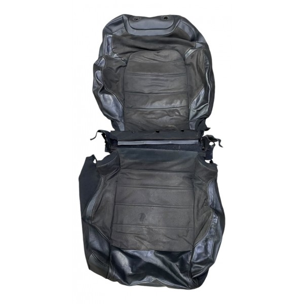 Par Capa Tecido Banco Dianteiro Motorista Citroen Ds5 2014 Preto