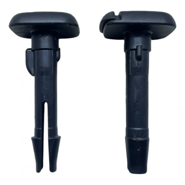 Par Guia Encosto Cabeça Banco Traseiro Veloster 1.6 2012 Preto