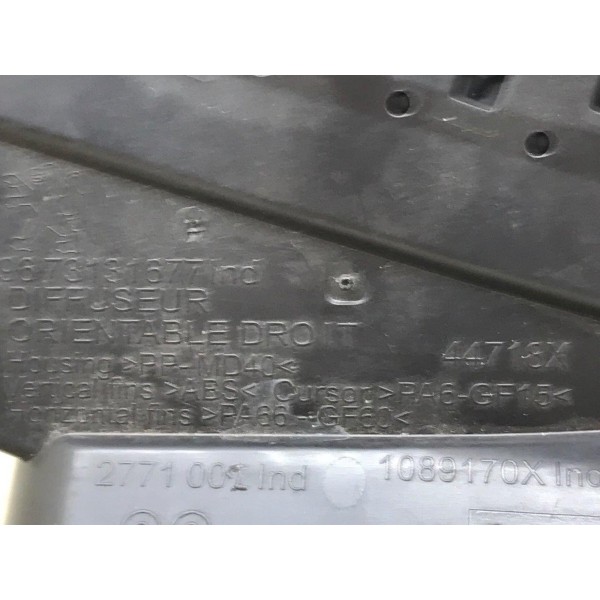 Difusor Ar Condicionado Direito Peugeot 208 1.6 2014 Ler