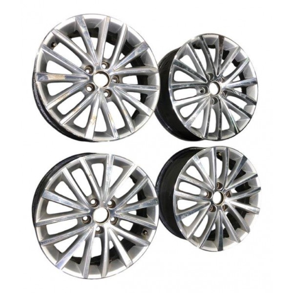 Jogo Roda Aro 17 Jetta Tsi 5x112 2018 Cinza