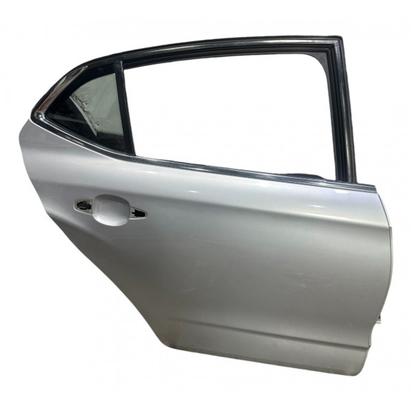 Porta Traseira Direita C4 Lounge 2.0 2014 Traseira Direito Prateado