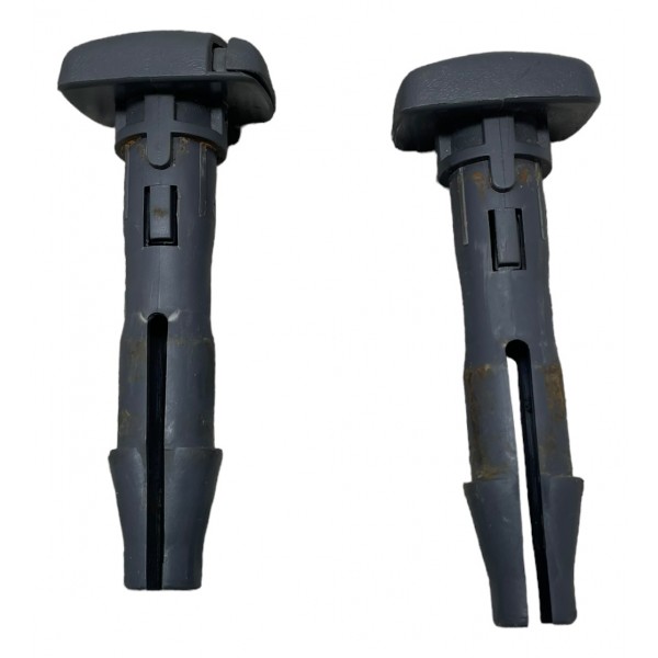 Par Guia Encosto Cabeça Dianteiro Esquerdo Chery Face 1.3 Preto