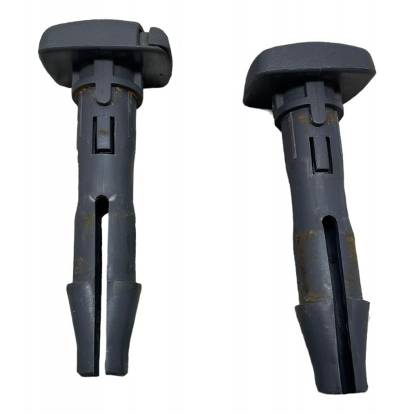 Par Guia Encosto Cabeça Dianteiro Esquerdo Chery Face 1.3 Preto