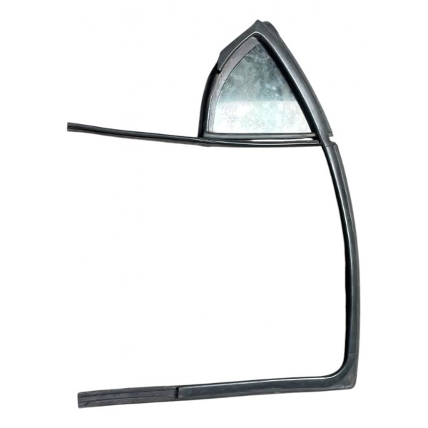 Guarnição Canaleta Porta Traseira Esquerda Jac J3 1.4 2012 Preto