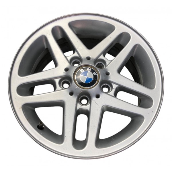 Roda Aro 15 Estepe Bmw 328i 2.8 1999 Prateado