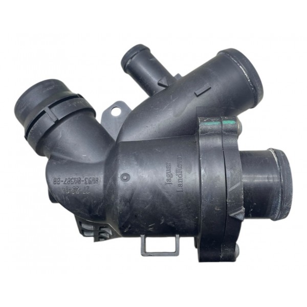 Carcaça Válvula Termostática Dianteira Range Rover 5.0 2015