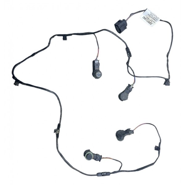 Chicote Com 4 Sensor Estacionamento Traseiro T-cross 1.4 20