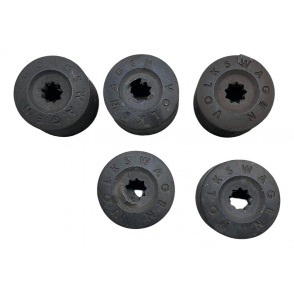 Jogo Tampa Parafusor Roda 5 Un Vw T-cross 1.4 2020