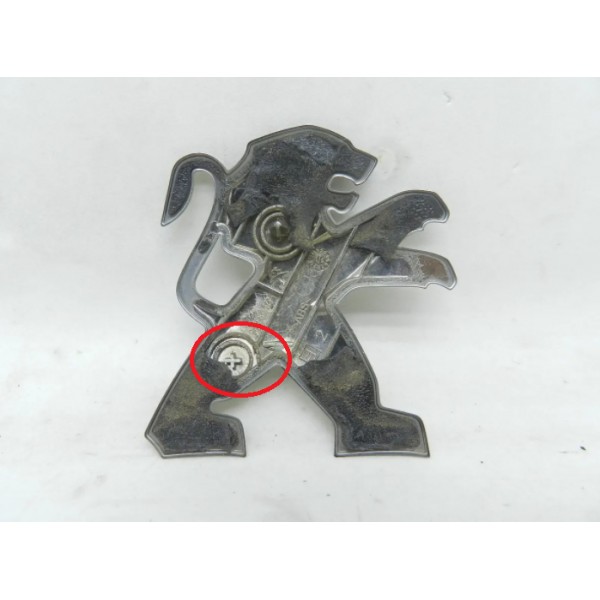 Emblema Tampa Traseira Peugeot 2008 1.6 2017 Descrição Prateado