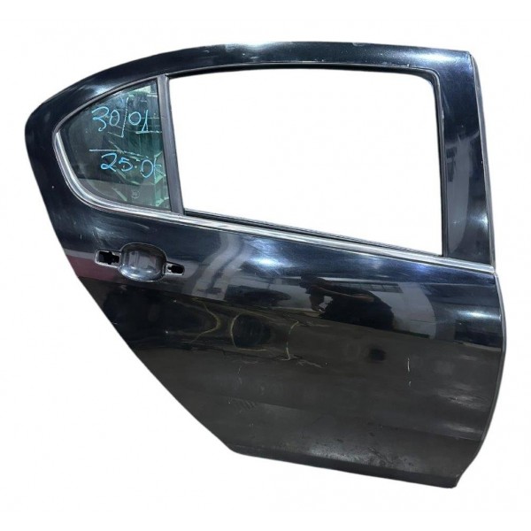 Porta Traseira Direita Peugeot 408 Thp 1.6 2018 Traseira Preto