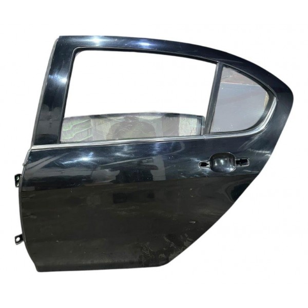 Porta Traseira Esquerda Peugeot 408 1.6 Thp 2018 Traseira Preto