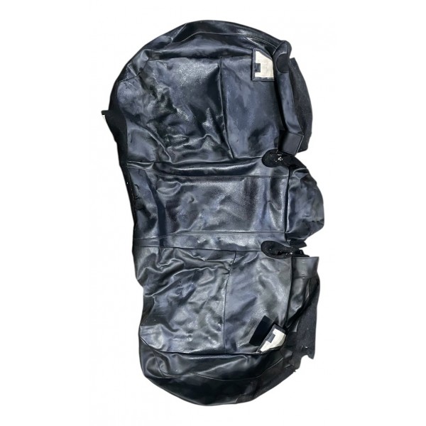 Capa Couro Assento Banco Traseiro Bmw X6 Xdrive 50i 4.4 2012 Preto