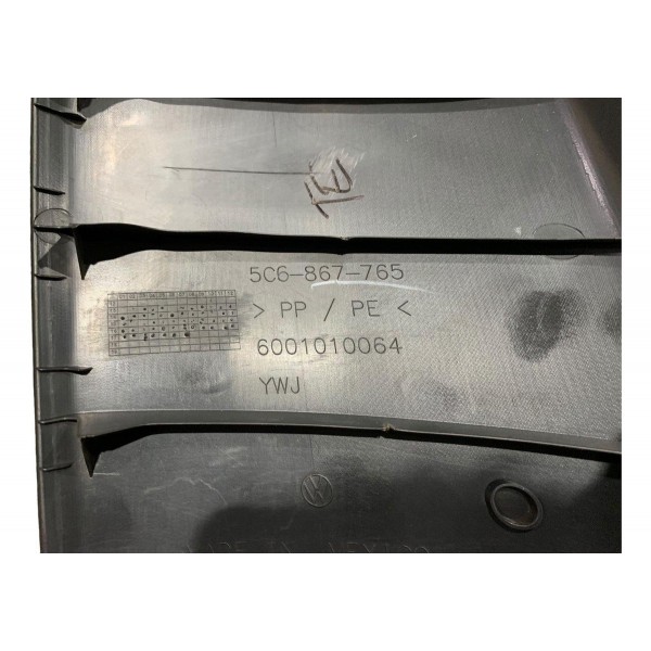 Soleira Lateral Esquerda Vw Jetta 1.4 250 Tsi 2018 Preto