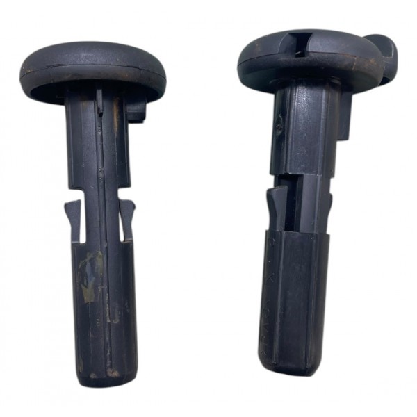 Par Guia Encosto Cabeça Banco Traseiro Peugeot 308 1.6 2014 Preto