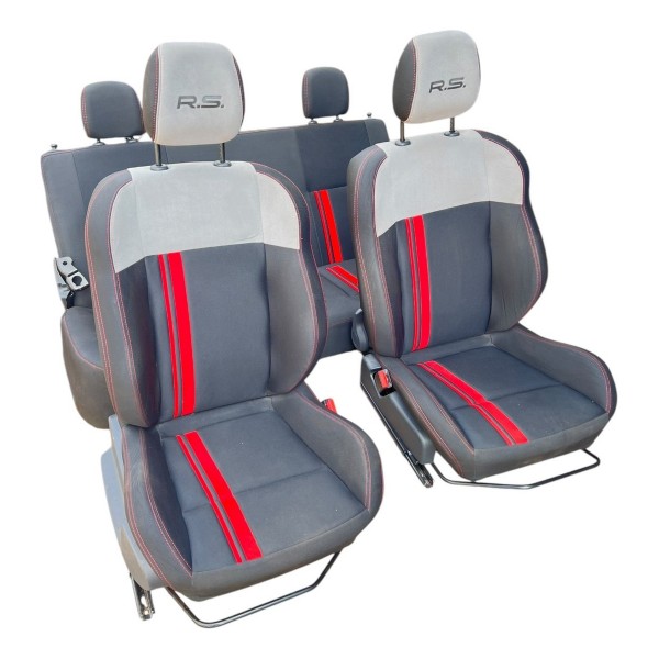 Jogo Banco Tecido Renault Sandero Rs 2.0 2018/2019 Preto