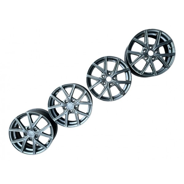 Jogo Roda Aro 16 Enkei 5x114 Suzuki Swift Sport 1.6 R 2015 Prateado