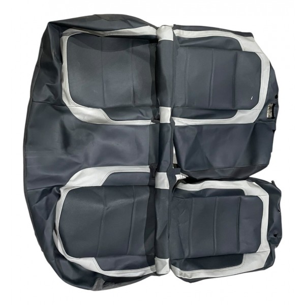 Par Capa Couro Original Banco Traseiro T-cross Highline 1.4 Preto