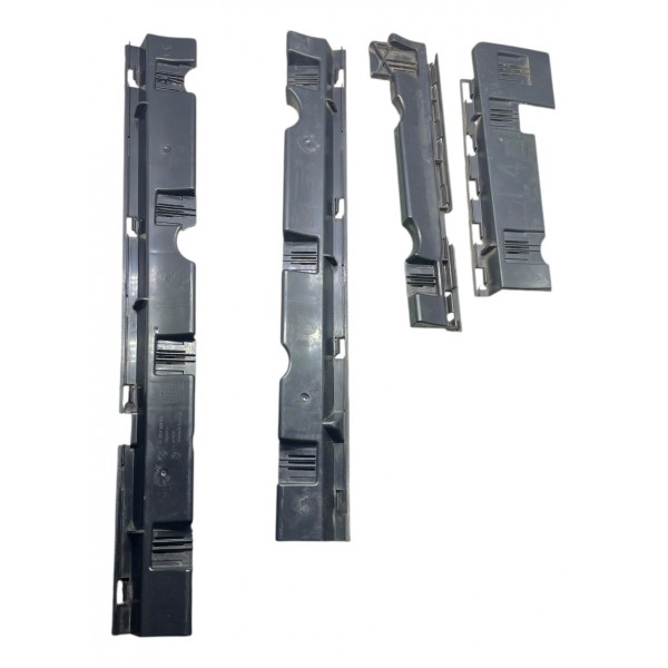 Kit Suporte Saia Spoiler Esquerdo Bmw 320i E90 N46 2010 Preto