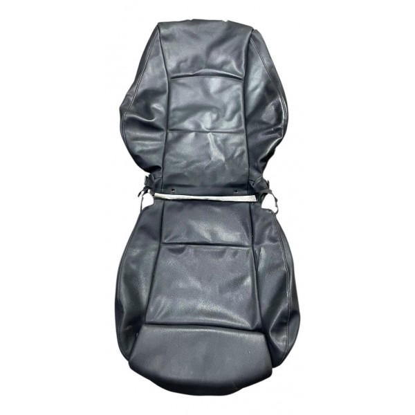 Par Capa Couro Banco Dianteiro Passageiro Bmw 320i 390 N46 Preto