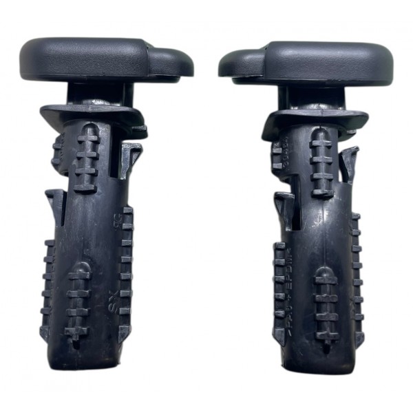 Par Guia Encosto Cabeca Banco Traseiro Fiat Pulse 1.0 2022 Preto