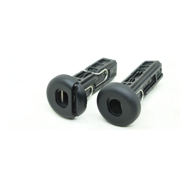 Guia Encosto Cabeça Traseiro Esquerdo E Direito Audi A6 3.0 Preto