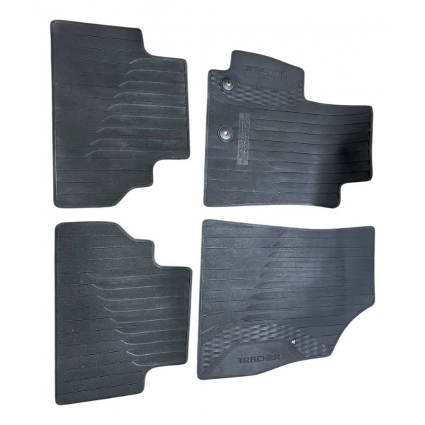 Jogo Tapete Original Gm Tracker Midnight 1.0 Turbo 2022 Preto