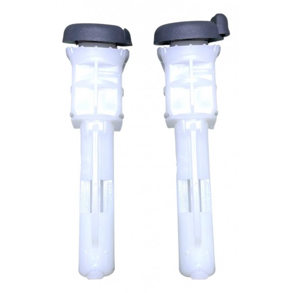 Par Guia Encosto Cabeça Banco Traseiro Pt Cruiser 2.4 Ltd 09 Preto