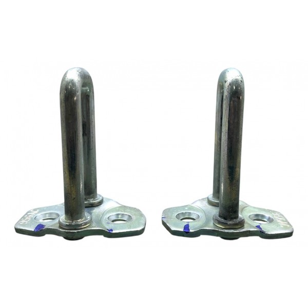 Par Batente Trava Encosto Banco Traseiro Pt Cruiser 2.4 2009 Prateado