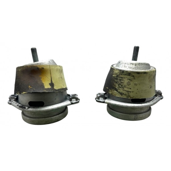 Par Coxim Suporte Motor Porsche Cayenne 4.8 V8 Bi Turbo 2010