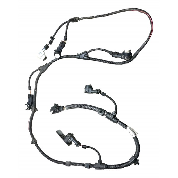 Chicote Com 6 Sensor Estacionamento Traseiro Cayenne 4.8 10