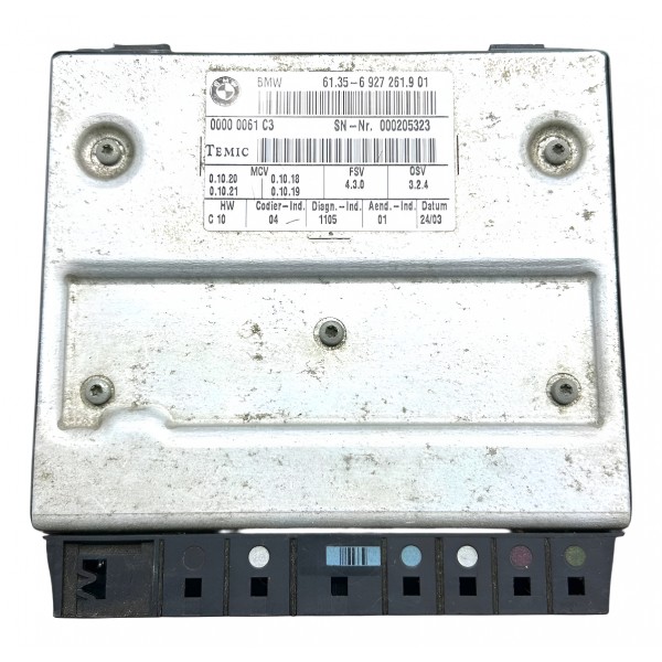 Modulo Central Banco Motorista Bmw 530i E60 3.0 2004