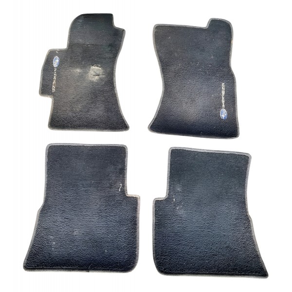Jogo Tapete Tecido Subaru Impreza 2.0 Hatch H4 2008 *ler* Preto