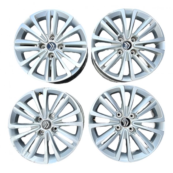 Jogo Roda Aro 16 4x108 Tala 7 Citroen C4 Lounge 1.6 Thp 2018