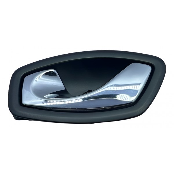 Maçaneta Interna Traseira Esquerda Captur Intense 1.6 2021 Preto Traseira