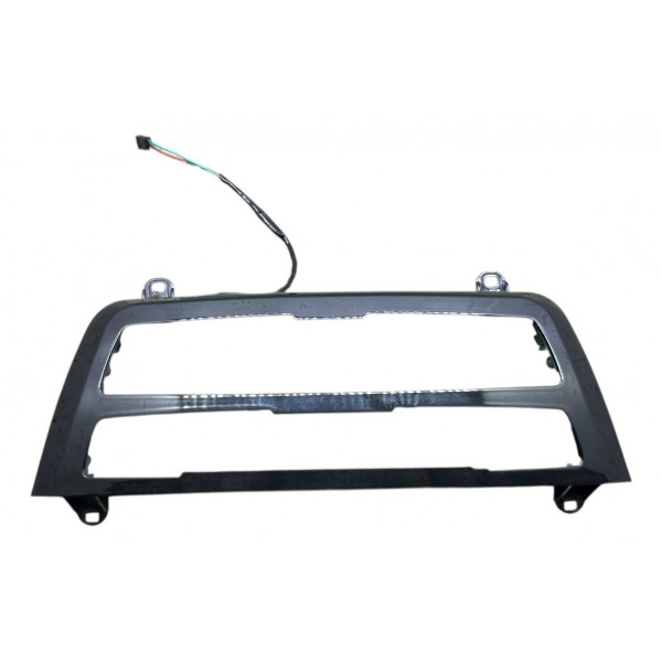 Moldura Botão Ar Condicionado Multimídia Bmw 430i F36 2.0 17 Preto