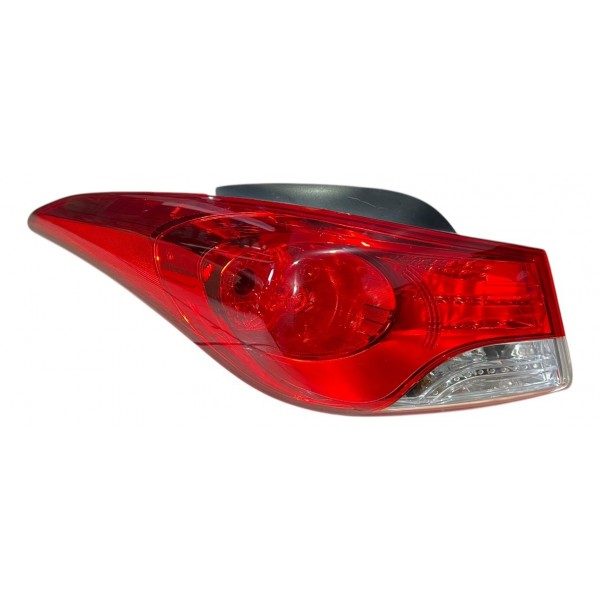 Lanterna Traseira Esquerda Elantra Gls 2.0 2013 Esquerdo/motorista Vermelho