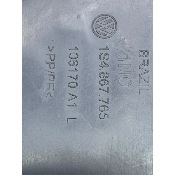 Moldura Soleira Traseira Esquerda Vw Up 1.0 Tsi 2020 Preto