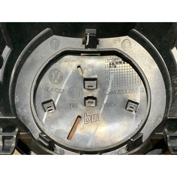 Grade Superior Parachoque Dianteiro Vw Golf Gti 2.0 2015 Preto Fosco