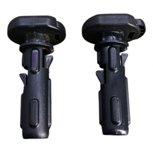 Par Guia Encosto Cabeça Banco Dianteiro Fastback Abarth 1.3 Preto