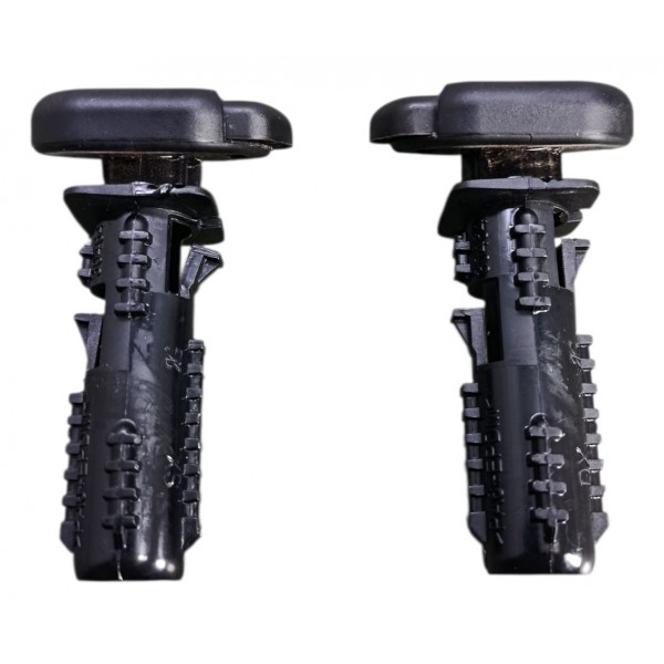 Par Guia Encosto Cabeça Banco Traseiro Fastback Abarth 1.3 Preto