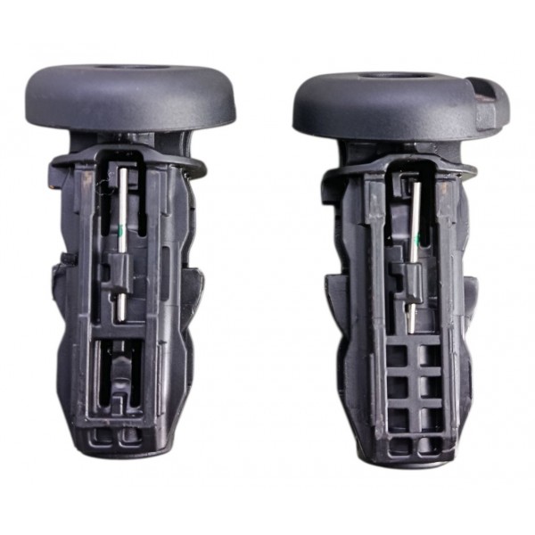 Par Guia Encosto Cabeça Banco Traseiro Jetta 2.0 Tsi 211 16 Preto