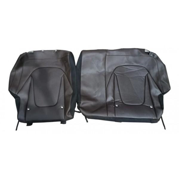 Capa Couro Encosto Banco Traseiro Creta 1.0 12v Tgd 2024 Preto