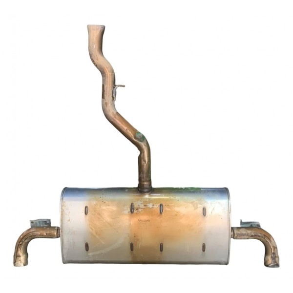 Escapamento Abafador Traseiro Duplo Volvo Xc40 T5h 2020