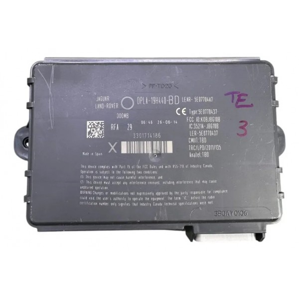 Modulo Central Keyless Range Rover 5.0 Sport Hse 2014